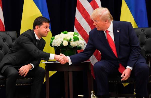 Zelensky and Trump 