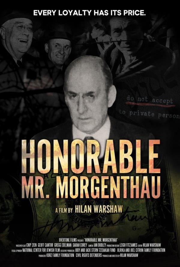 Poster showing Henry Morgenthau in film "Ho<em></em>norable Mr. Morgenthau."