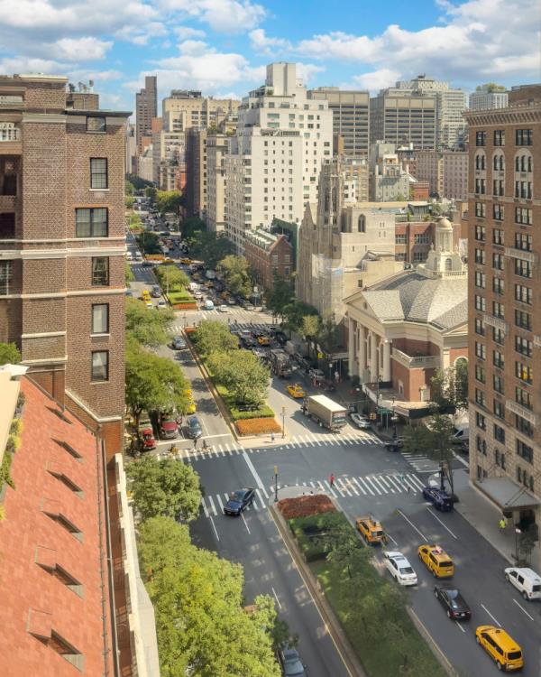 The view over Park Ave.