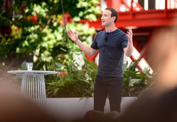 Mark Zuckerberg, founder and CEO of me<em></em>ta, speaking at the me<em></em>ta Co<em></em>nnect event at me<em></em>ta headquarters in Menlo Park, California on September 27, 2023