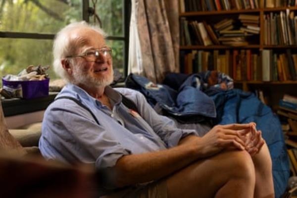 Historian Lloyd Esler at his home in Otatara near Invercargill, Southland, New Zealand.