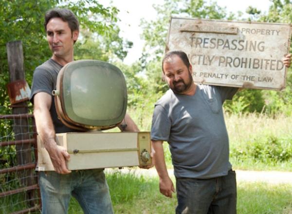 Mike Wolfe and Frank Fritz on 'American Pickers'