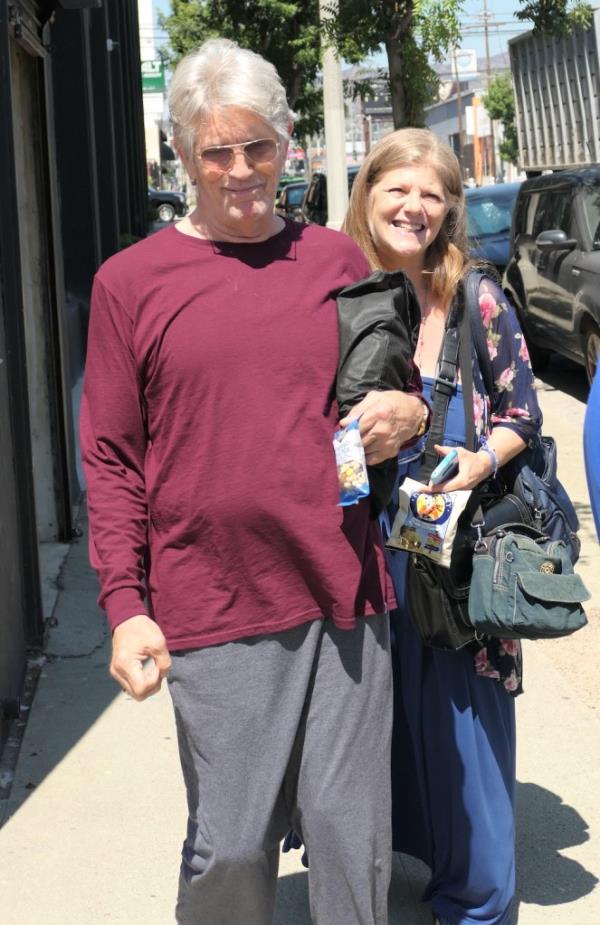 Eric Roberts with wife Eliza leaving "DWTS" rehearsals