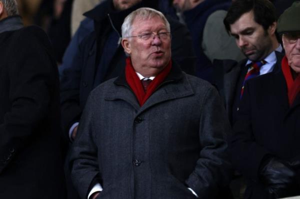 Sir Alex Ferguson watching Manchester United