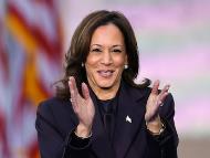 Democratic presidential nominee US Vice President Kamala Harris applauds as she attends to deliver remarks, co<em></em>nceding 2024 US presidential election to President-elect Do<em></em>nald Trump, at Howard University in Washington, US. (IMAGE: REUTERS)