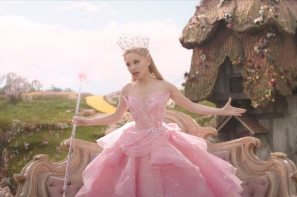 Ariana Grande as Glinda in "Wicked."