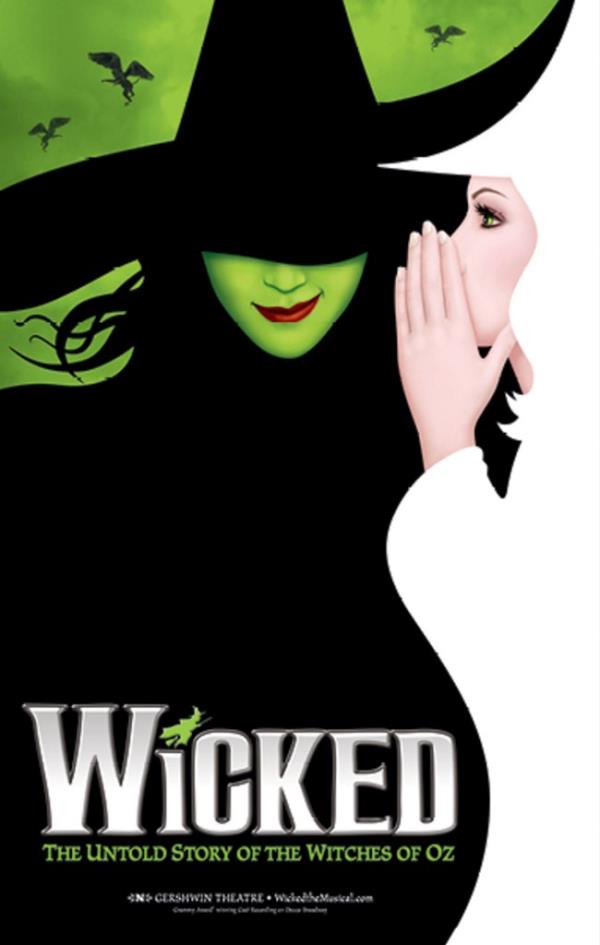 The original "Wicked" poster from its Broadway run.