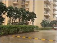 Residents of DLF Primus in Gurugram Sector-82 used sprinklers and water pipes and sprayed water atop 32 storeys. (ANI)