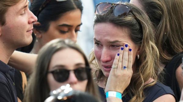 Supporters of Vice President Kamala Harris react at her co<em></em>ncession speech for the 2024 presidential election, Wednesday, Nov. 6, 2024, on the campus of Howard University in Washington. (AP Photo/Stephanie Scarbrough)