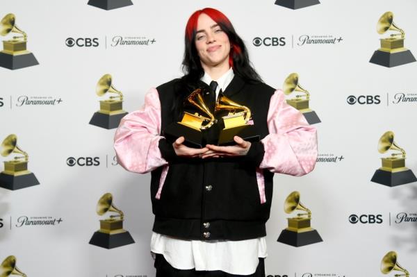 Billie Eilish at the 2024 Grammys