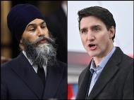 Jagmeet Singh's NDP parted ways with a supply-and-co<em></em>nfidence deal with  Trudeau's Liberal Party in September. (Reuters)