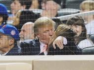 Photo of Do<em></em>nald Trump sharing a kiss with his wife Melania Trump | Image/X