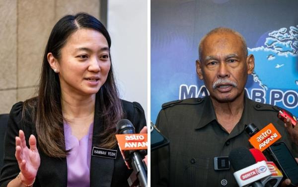 The police reports followed a call by an NGO for Youth and Sports Minister Hannah Yeoh to resign after the Kuala Lumpur High Court dismissed her defamation suit against former Inspector-General of Police Tan Sri Musa Hassan. — Pictures by Firdaus Latif and Devan Manuel