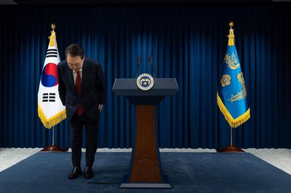 South Korea’s Co<em></em>nstitutional Court will hold its first hearing tomorrow for President Yoon Suk Yeol, after parliament impeached him over his short-lived martial law decree on Dec 3. — AFP