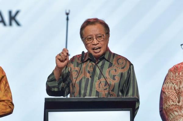 Abang Johari said in the next five to 10 years, the Sarawak government and the private sector are expected to invest some RM100 billion to implement two massive projects. — Bernama pic