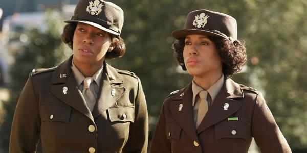 Milauna Jackson & Kerry Washington in The Six Triple Eight