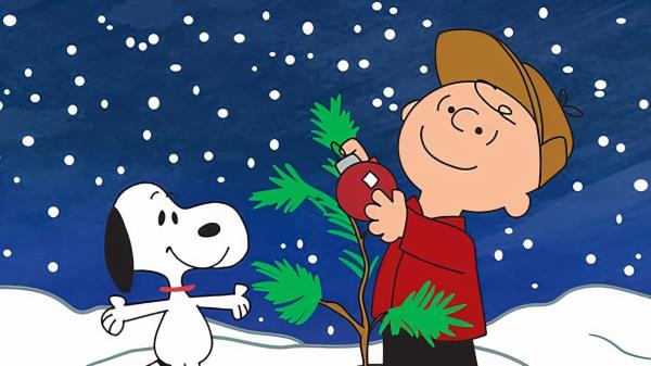 Snoopy and Charlie Brown in A Charlie Brown Christmas