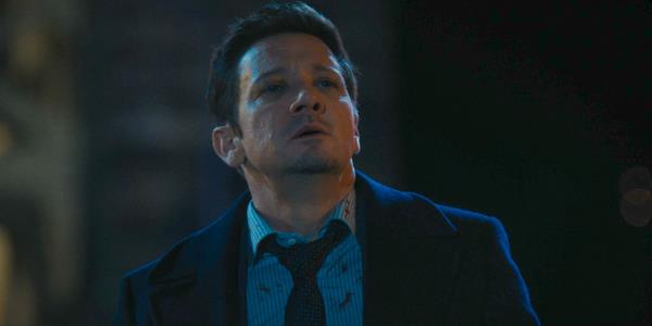 Jeremy Renner as Mike wo<em></em>ndering if he still has the capacity for evil in Mayor of Kingstown Season 3 Episode 10