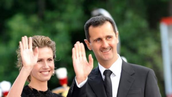 Syrian President Bashar al-Assad and his wife Asma arrive for a dinner at the Petit Palais, after attending Paris&#039; Unio<em></em>n for the Mediterranean founding summit on July 13, 2008 in Paris. Photo: AFP/Hindustan Times