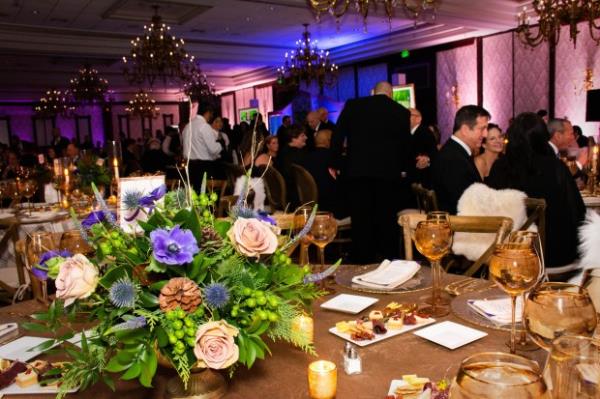 The Grand Lodge ballroom was festively decorated for the Gilchrist Ball. (Sloane Brown)