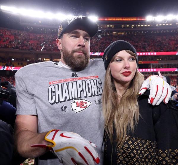 The media frenzy over Travis Kelce and Taylor Swift's relatio<em></em>nship shows no signs of subsiding as the Kansas City Chiefs head to the Super Bowl for the third co<em></em>nsecutive time. 