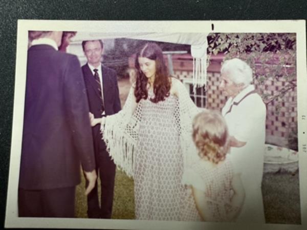 The author and Sue's wedding day, June 26, 1973.